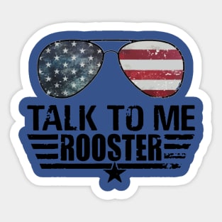 Talk To Me Rooster 1 Sticker